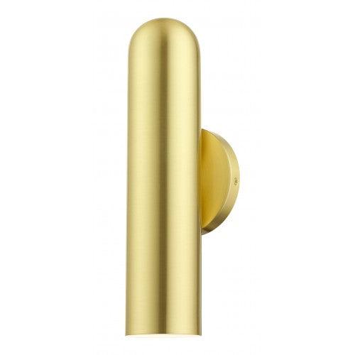 1 Light Satin Brass ADA Single Sconce Livex