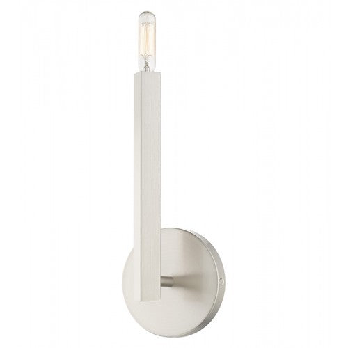 1 Light Brushed Nickel ADA Sconce Livex