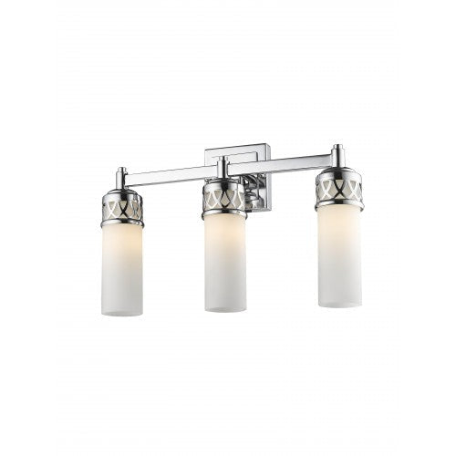 3 Light Polished Chrome Bath Livex