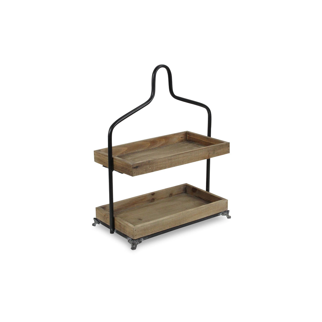 CHEUNGS Briar 2 Tier Wood Table Shelf