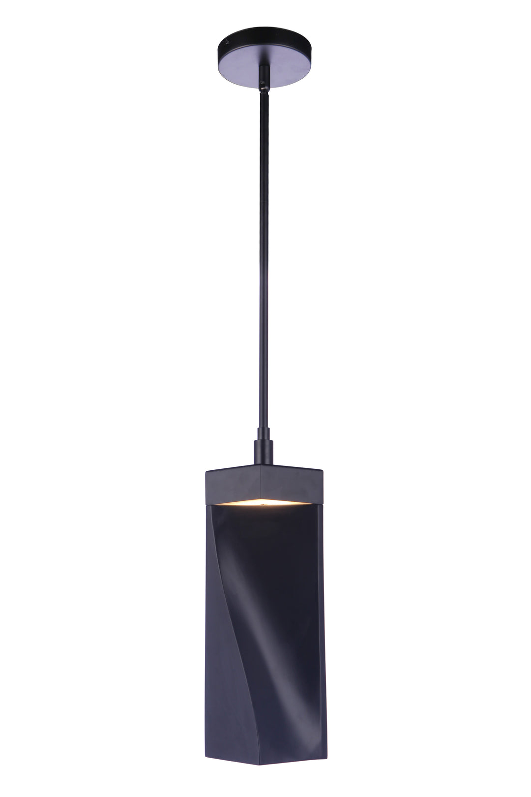 Drama LED Mini Pendant in Flat Black CRAFTMADE