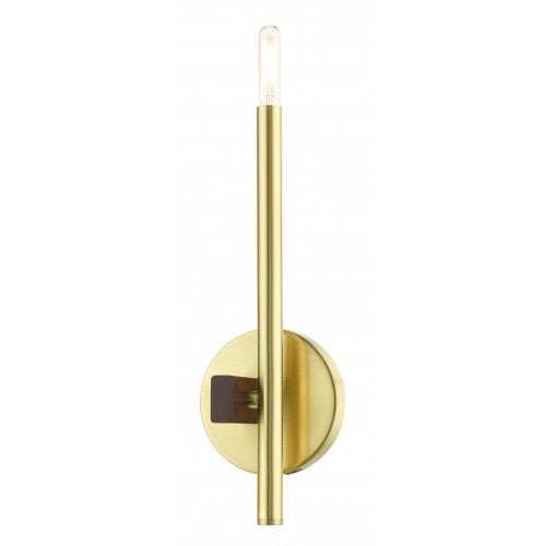 1 Light Satin Brass ADA Single Sconce Livex