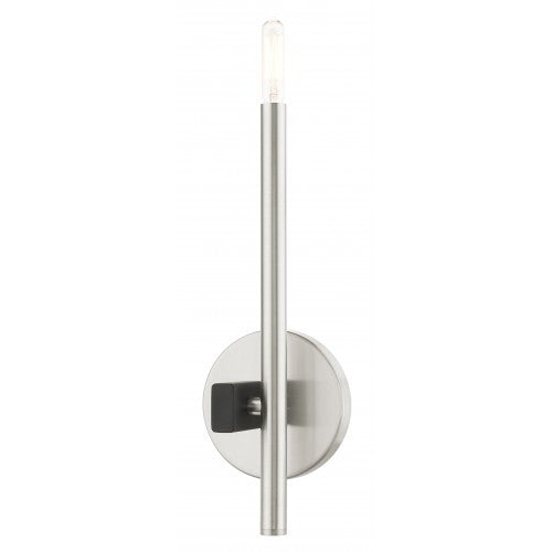 1 Light Brushed Nickel ADA Single Sconce Livex