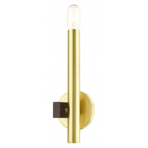 1 Light Satin Brass ADA Single Sconce Livex