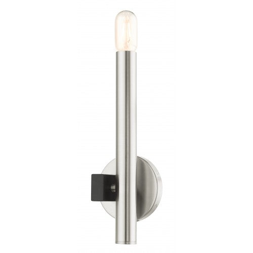 1 Light Brushed Nickel ADA Single Sconce Livex