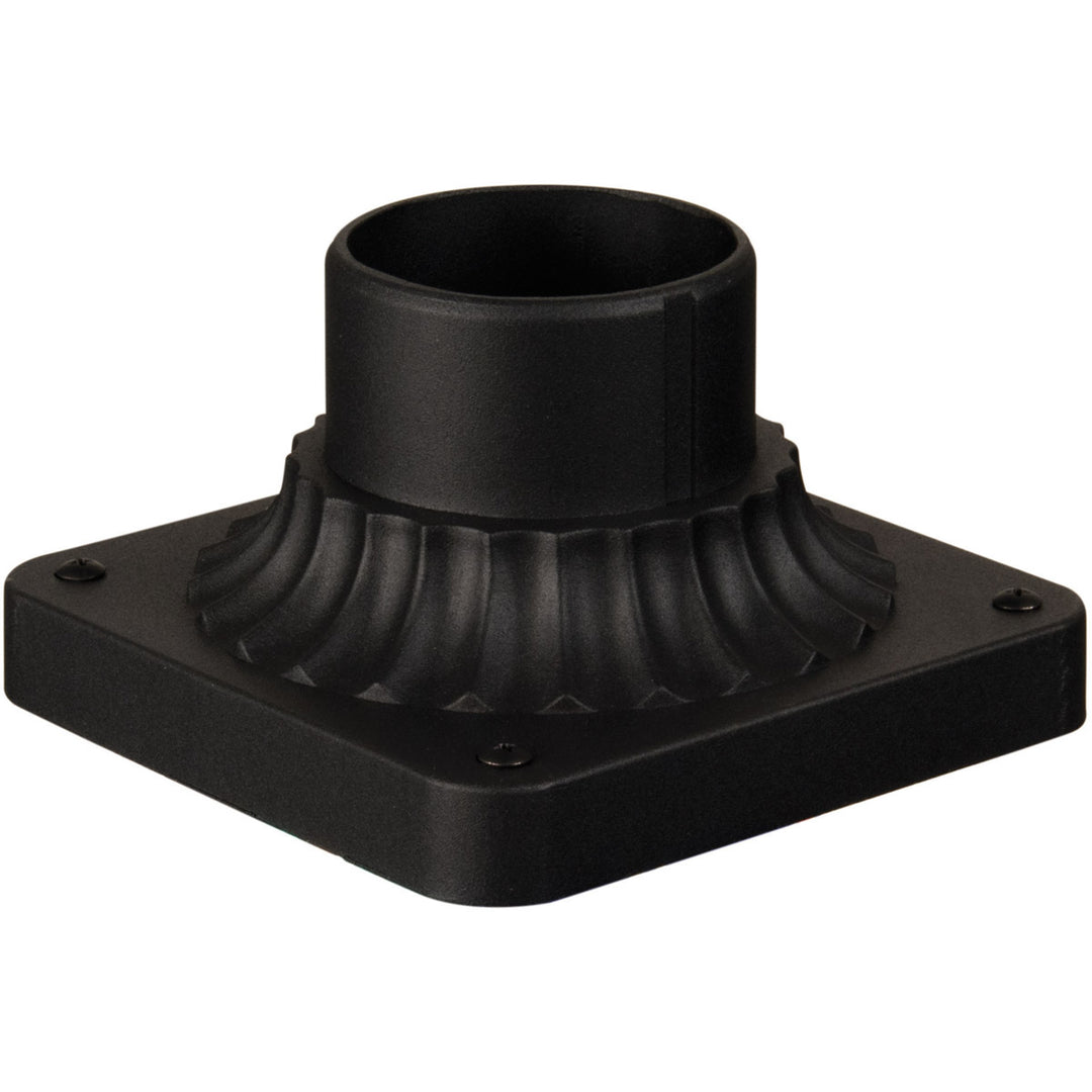 CRAFTMADE Post Adapter Base for 3" Post Tops in Textured Black