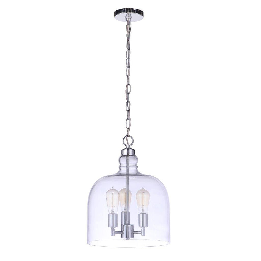 Jackson 3 Light Pendant, Chrome CRAFTMADE