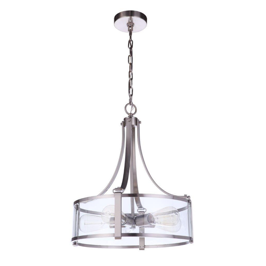 CRAFTMADE Elliot 5 Light Pendant in Brushed Polished Nickel