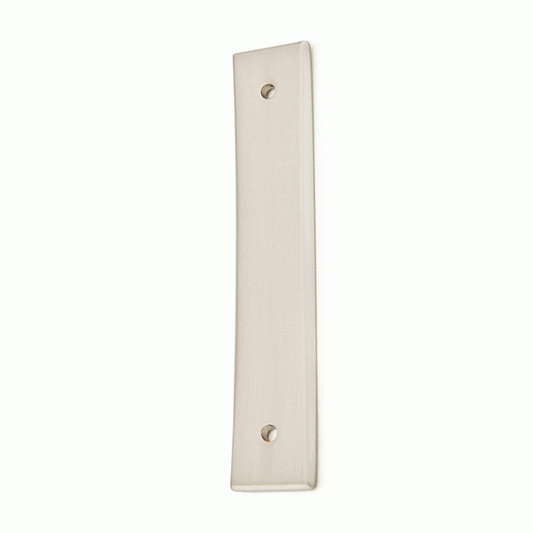 EMTEK 5 1/8 Inch (4 Inch c-c) Neos Back Plate (Brushed Nickel Finish)