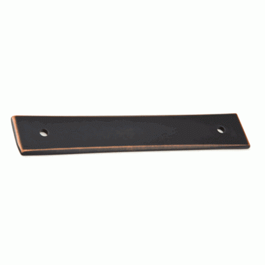 EMTEK 5 1/8 Inch (4 Inch c-c) Neos Back Plate Venetian Rubbed Bronze Finish