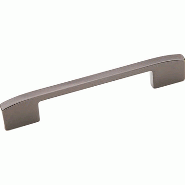 SCHAUB 5 3/8 Inch (3 3/4 Inch c-c) Sorrento Cabinet Pull (Black Chrome Finish)