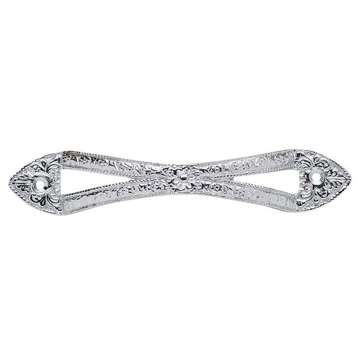 6 Inch (4 3/5 Inch C-C) Floral Style Cabinet or Furniture Pull Handle