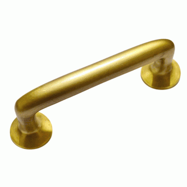 Copper Mountain Hardware 5 Inch (4 Inch c-c) Traditional Solid Brass Cabinet Pull (Antique Brass Finish)