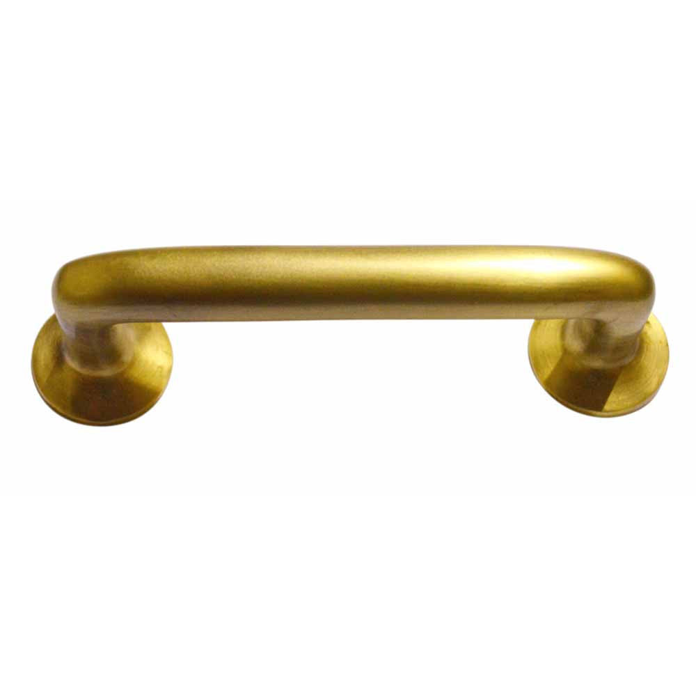 Copper Mountain Hardware 5 Inch (4 Inch c-c) Traditional Solid Brass Cabinet Pull (Antique Brass Finish)