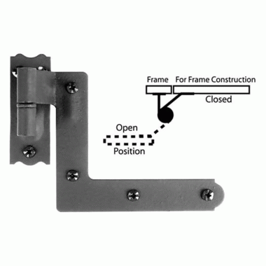 5 Inch by 4 1/4 Inch New York Style Hinges (Offset Pair) ACORN MANUFACTURING