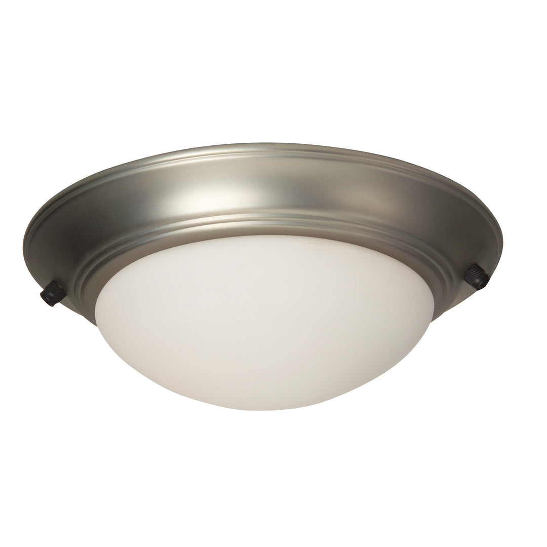 CRAFTMADE 2 Light Elegence Bowl LED Light Kit in Brushed Satin Nickel (Flushmount Glass)