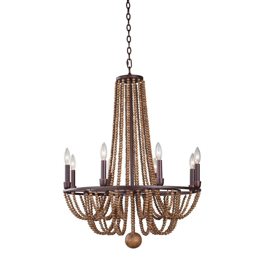 Kalco Beechwood 8 Light Chandelier