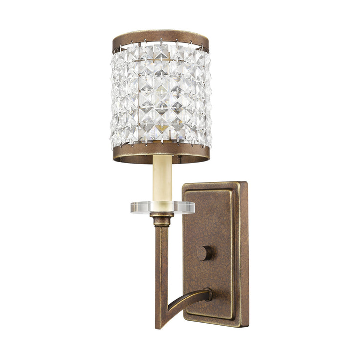 1 Light Palaciall Bronze Wall Sconce Livex