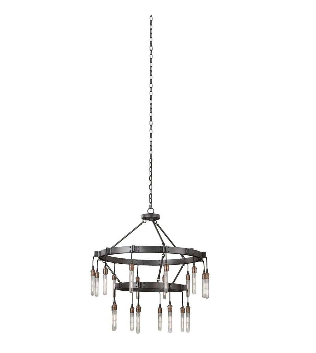 Kalco Stuyvesant 8+12 Light 2 Tier Chandelier