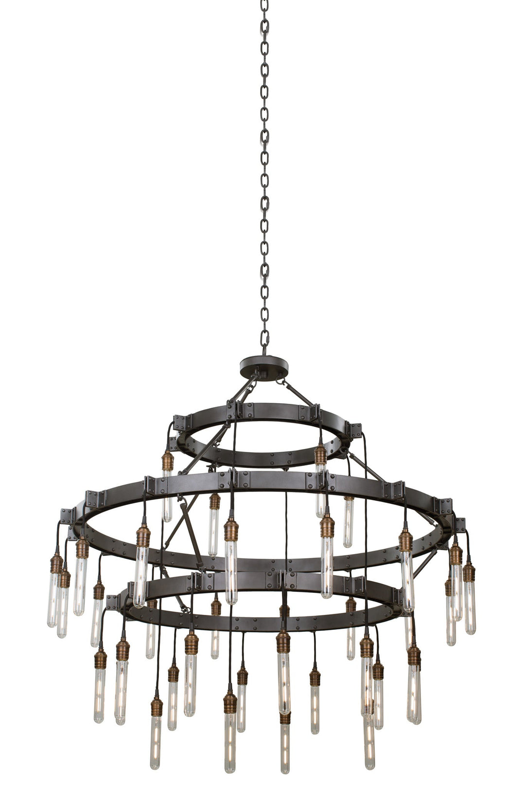 Kalco Stuyvesant 12+16+8 Light 3 Tier Chandelier