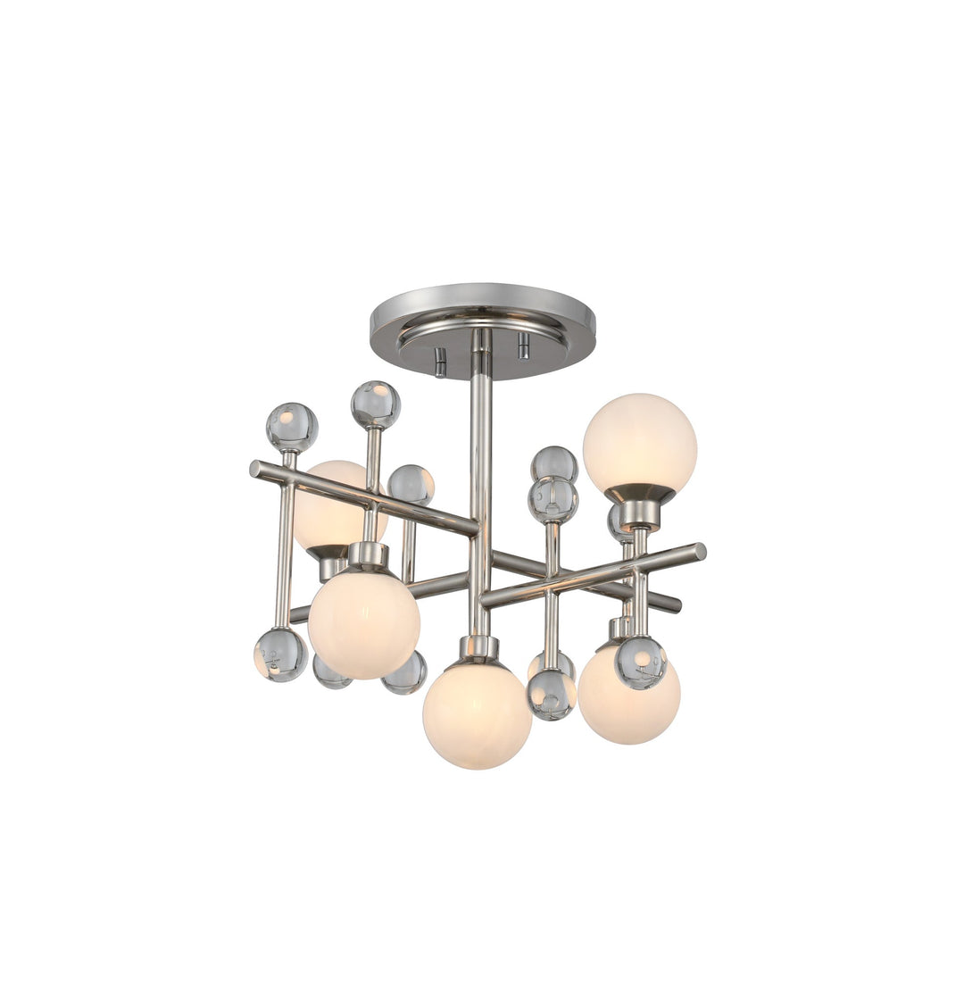 Mercer 5 Light Semi Flush Kalco