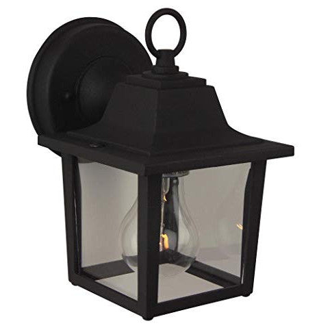 CRAFTMADE Coach Lights Cast 1 Light Small Outdoor Wall Lantern in Textured Black