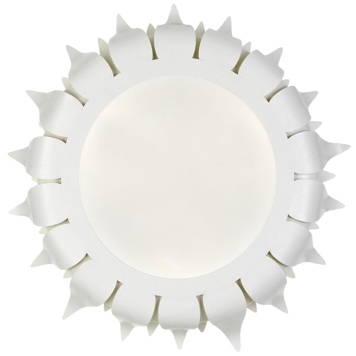 Crystorama Crystorama Broche 3 Light Matte White Flush Mount