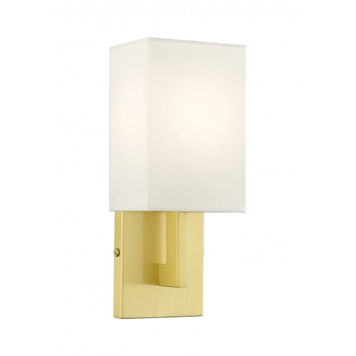 1 Light Satin Brass ADA Sconce Livex