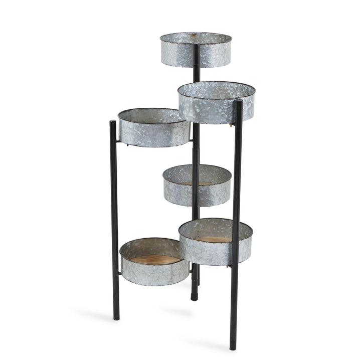 CHEUNGS Carina 6 Pot Metal Folding Plant Stand