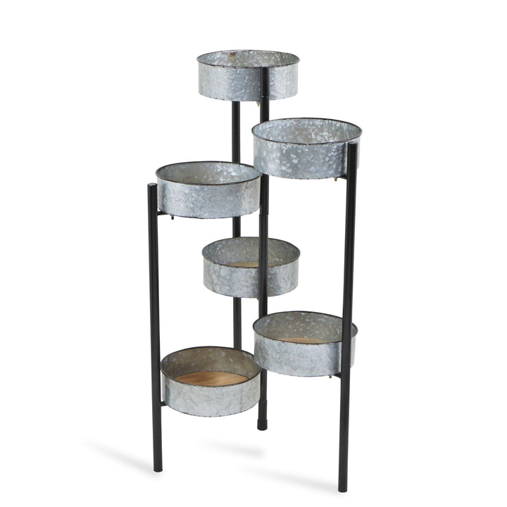 CHEUNGS Carina 6 Pot Metal Folding Plant Stand