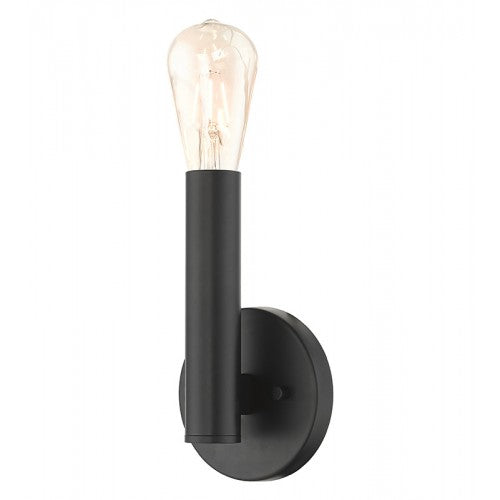 1 Light Black ADA Sconce Livex