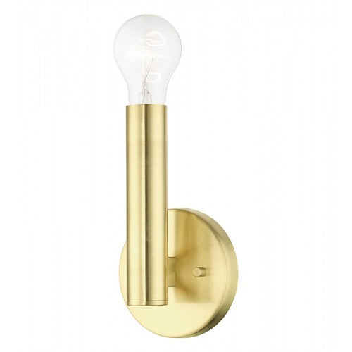 1 Light Satin Brass ADA Sconce Livex