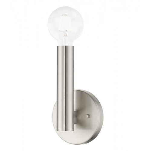 1 Light Brushed Nickel ADA Sconce Livex