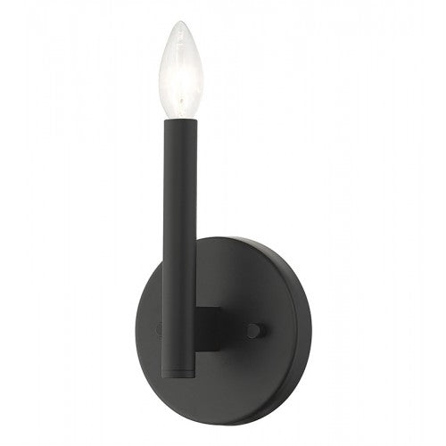 1 Light Black ADA Sconce Livex