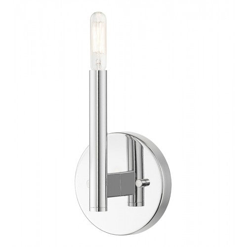 1 Light Polished Chrome ADA Sconce Livex