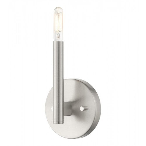 1 Light Brushed Nickel ADA Sconce Livex