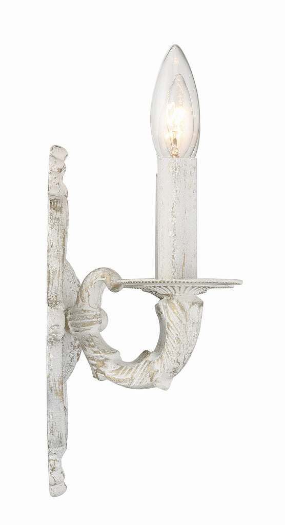 Paris Market 2 Light Antique White Sconce Crystorama