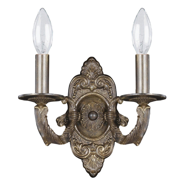 Paris Market 2 Light Venetian Bronze Sconce Crystorama