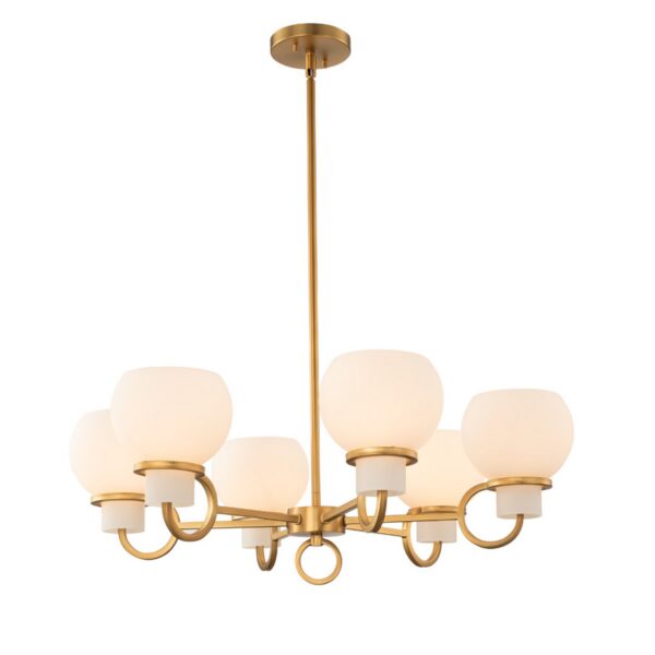 Kalco Ascher 6 Light Chandelier