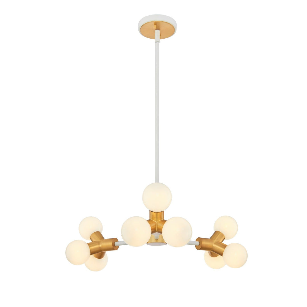 Kalco Tres 9 LT Chandelier