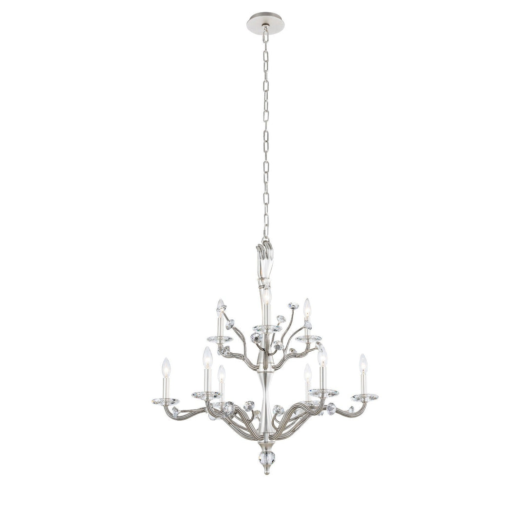 Kalco Venus 9 Light 2 Tier Chandelier