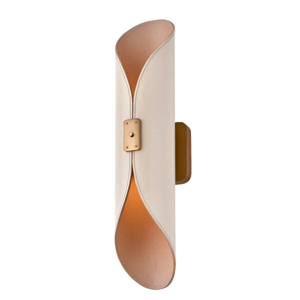 Kalco Cape LED White Wall Sconce