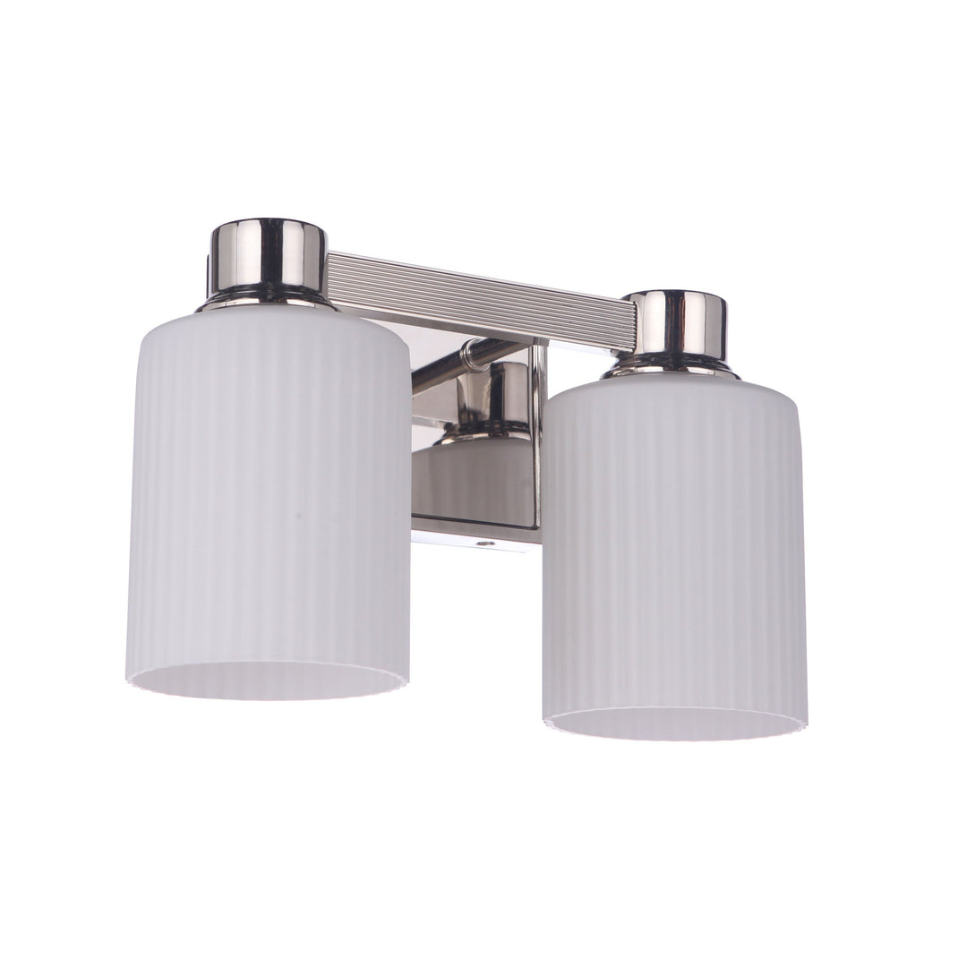 CRAFTMADE Bretton 2 Light Vanity in Polished Nickel