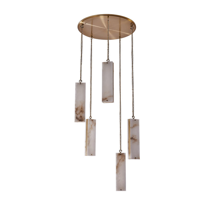 Kalco Vertical Five Drop LED Pendant