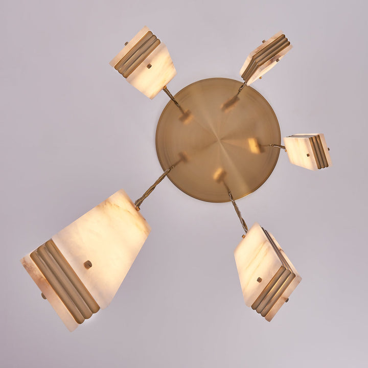 Kalco Vertical Five Drop LED Pendant