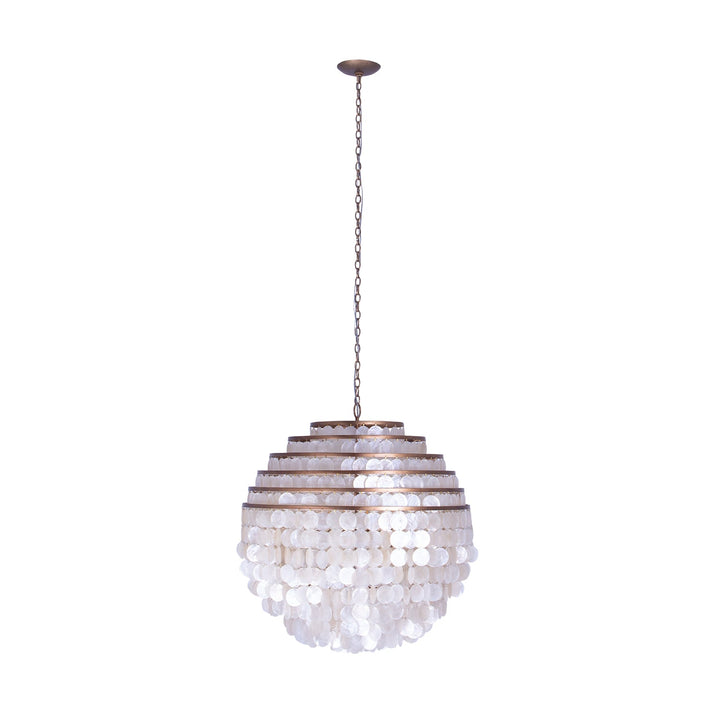 Sphere 28" Capiz Pendant