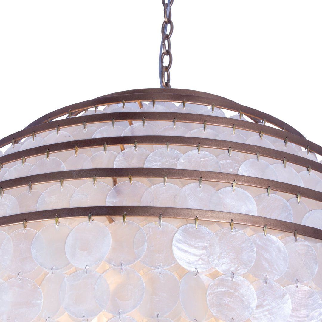 Sphere 28" Capiz Pendant