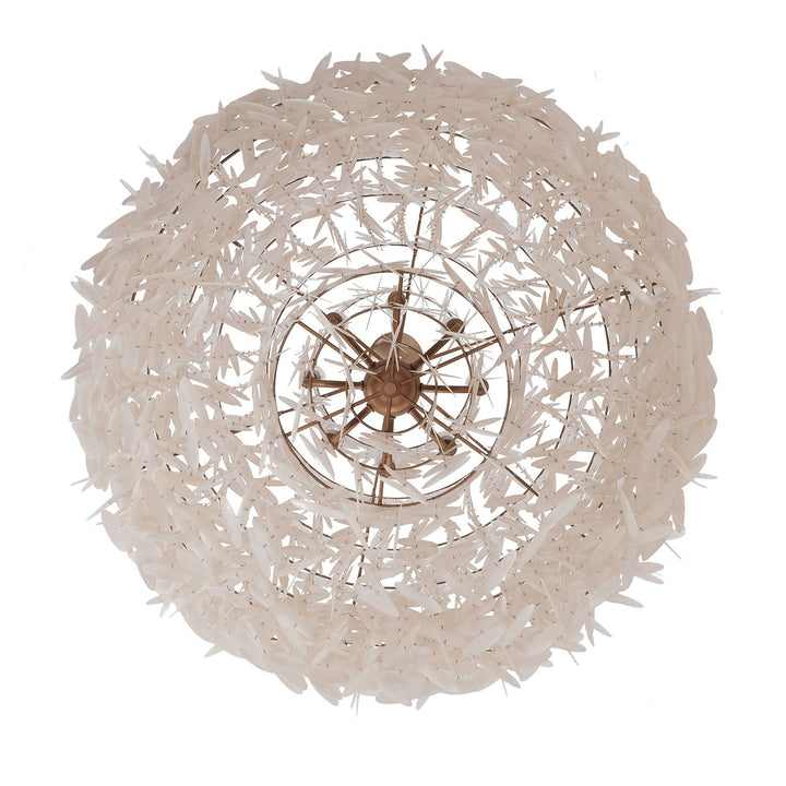 Kalco Sphere 36" Capiz Pendant