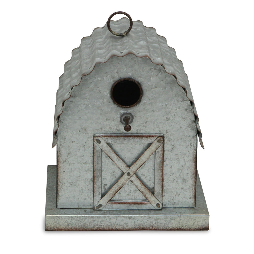 CHEUNGS Ethel Metal Hanging Birdhouse Décor - Curved