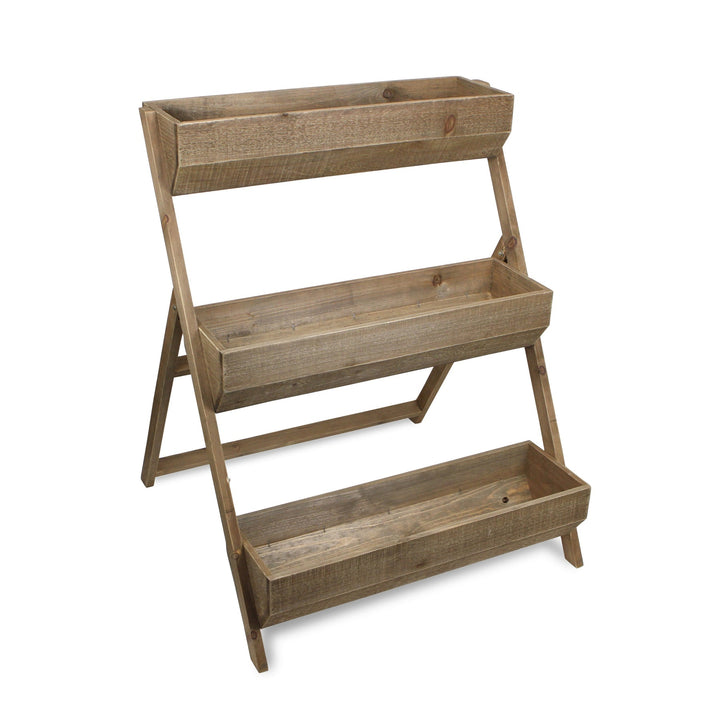 CHEUNGS Fenwick 3 Tier Wooden Storage Planter